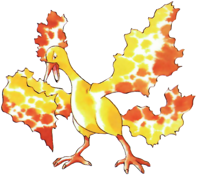 View Moltres Rb , - Moltres (639x567), Png Download
