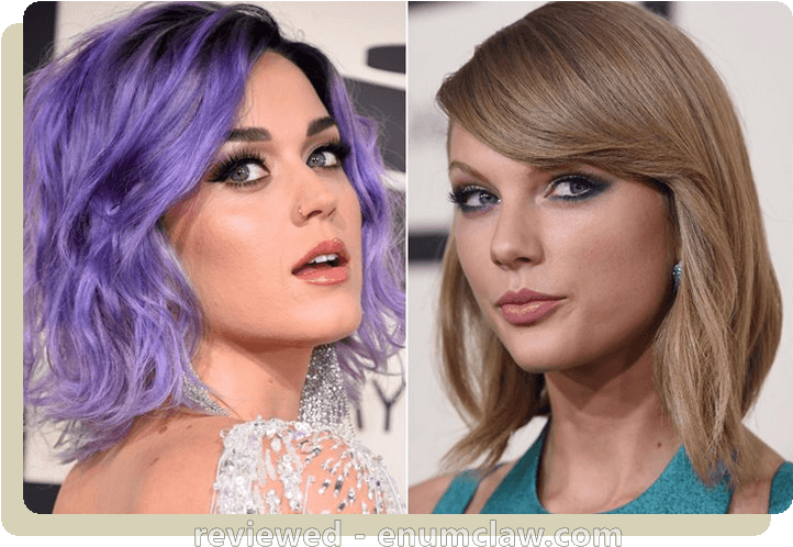 Katy Perry Vs Taylor Swift Spotify (781x547), Png Download