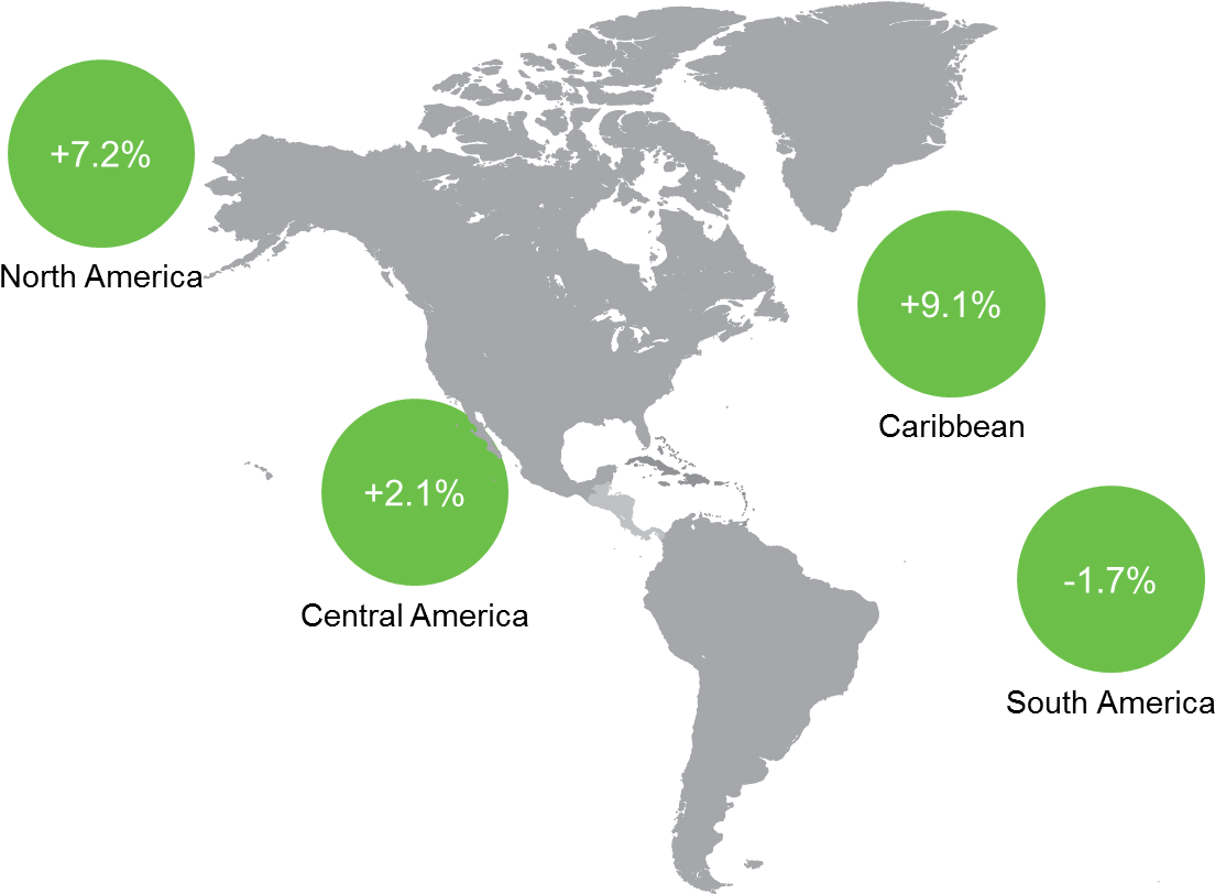Latin America Market Update Q2 2015 From Str Global - Code Geass World Map (1470x987), Png Download