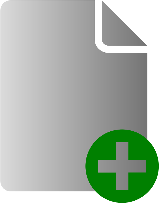 Edit Add Clipart, Vector Clip - File Add (618x788), Png Download
