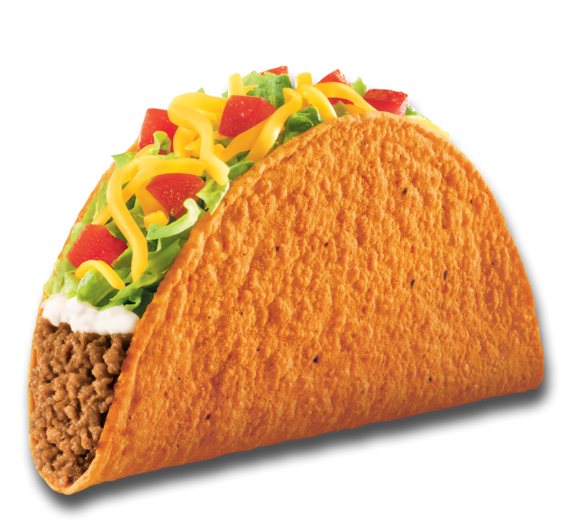 Taco Bell - Transparent Background Taco Transparent (570x570), Png Download