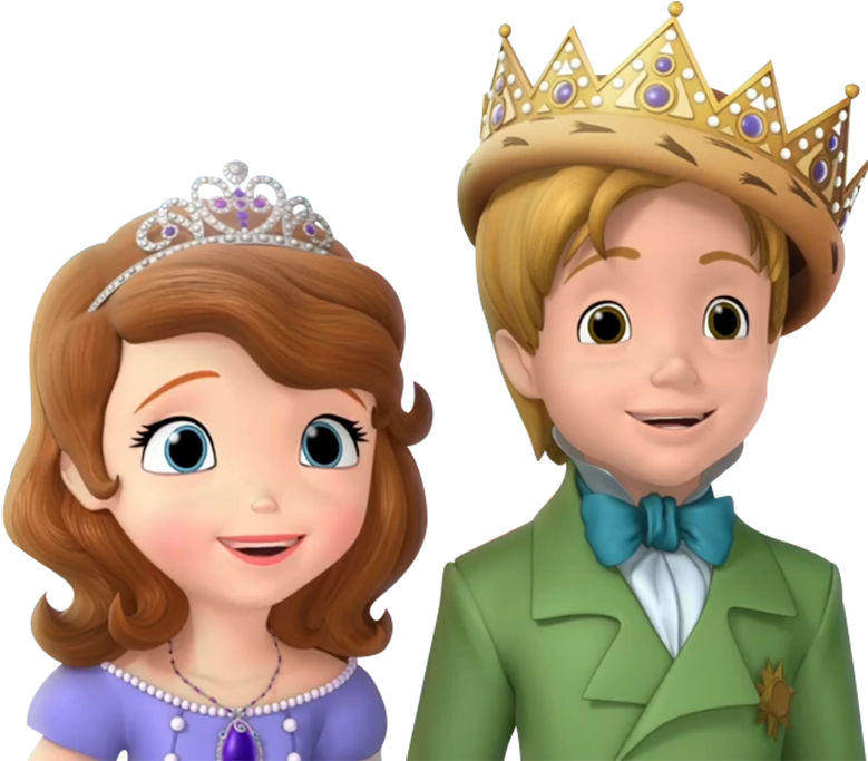 Princesa Sofia E Principe James - Png James Princesa Sofia (800x690), Png Download