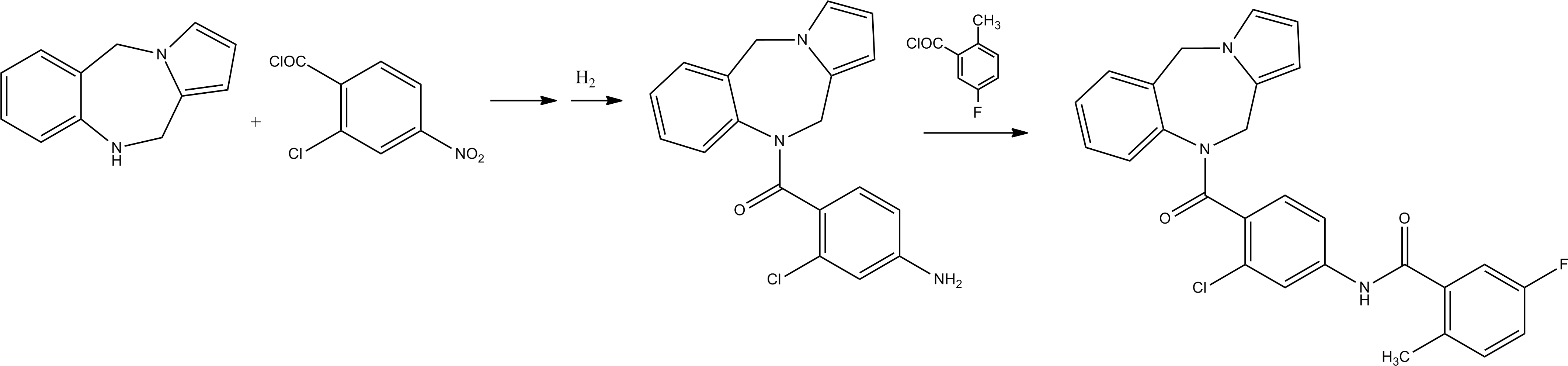 Lixivaptan Rx - Diagram (4271x1007), Png Download