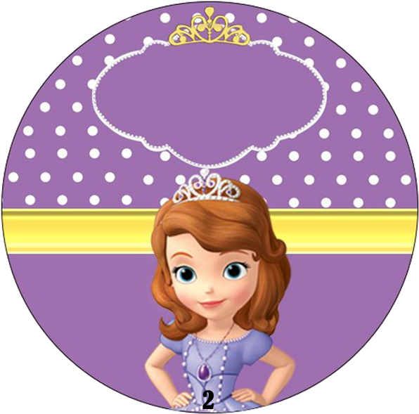 50 Adesivos Personalizados Princesinha Sofia - Imprimibles De Princesita Sofia (800x800), Png Download