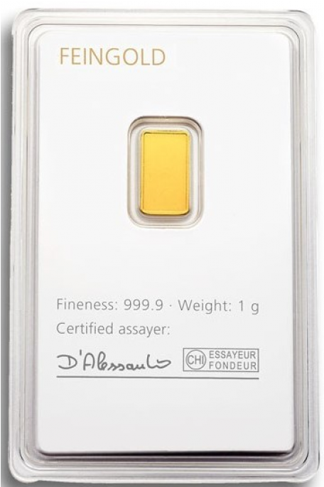 1g Gold Bar Degussa 15616 - Ipod (600x707), Png Download