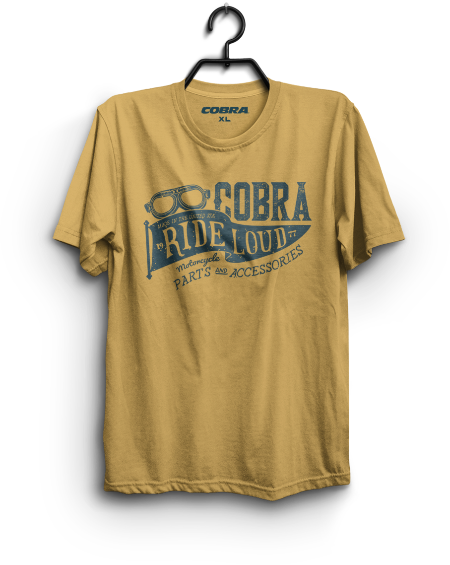 Cobra Tshirt Mockup Flag Gold V1 (1000x1353), Png Download