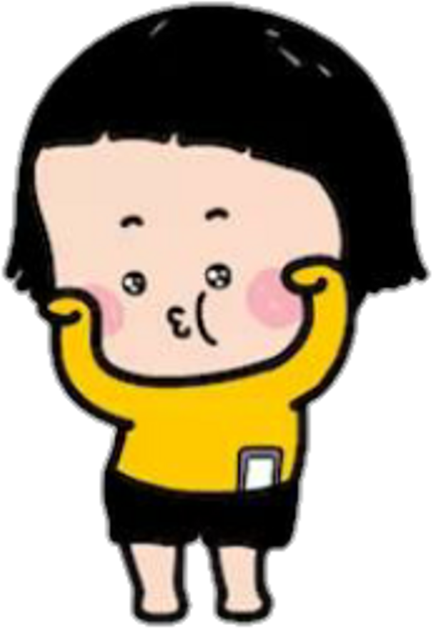Mimi Sticker - Mim Mobile Girl Happy (1024x1087), Png Download