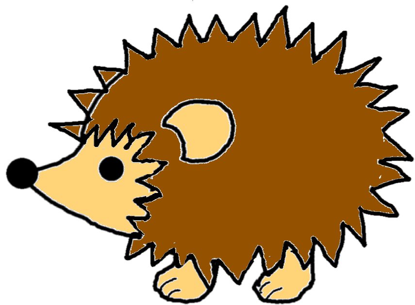 Drawing - Hedgehog - Lavoretti Autunno Riccio (855x629), Png Download