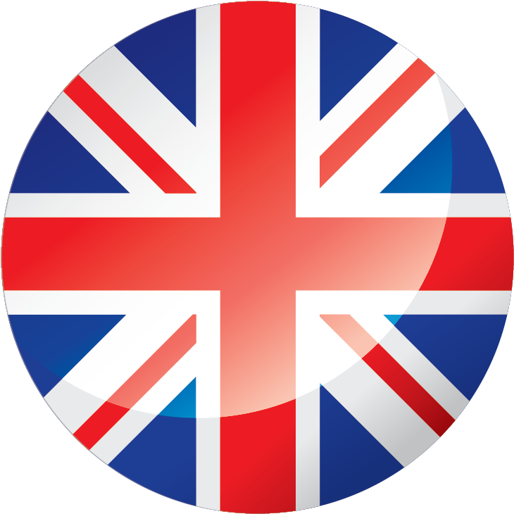 Uk Flag - Union Jack Flag Round (961x961), Png Download