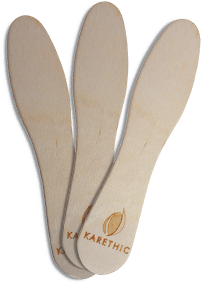 Engraved Spatula Jura Wood - Wood (570x570), Png Download