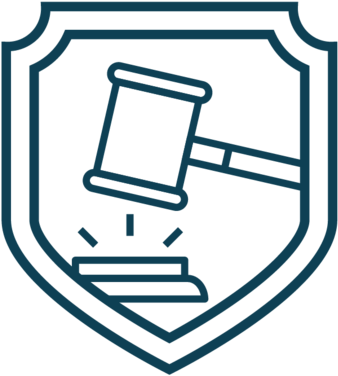 Criminal Defence Shield Icon For Shultz Law In Wichita (1000x452), Png Download