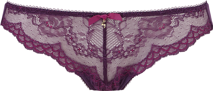 Superboost Lace Thong Purple Product Front - Gossard 7723 Women's Superboost Lace Knickers Panty (800x1000), Png Download