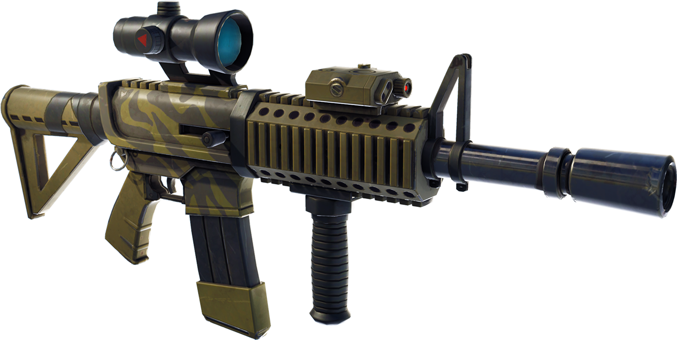 Thermal Assault Png - Assault Rifle (1500x844), Png Download
