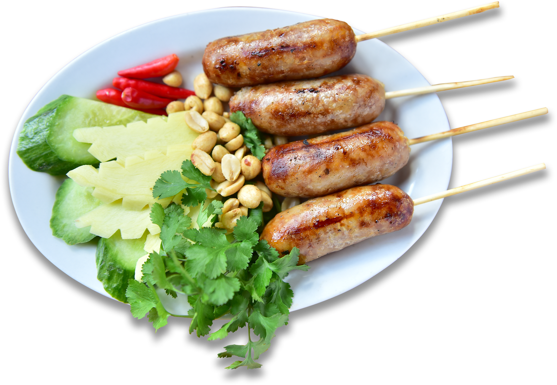 The Best Thai Restaurant - Breakfast Sausage (2000x1432), Png Download