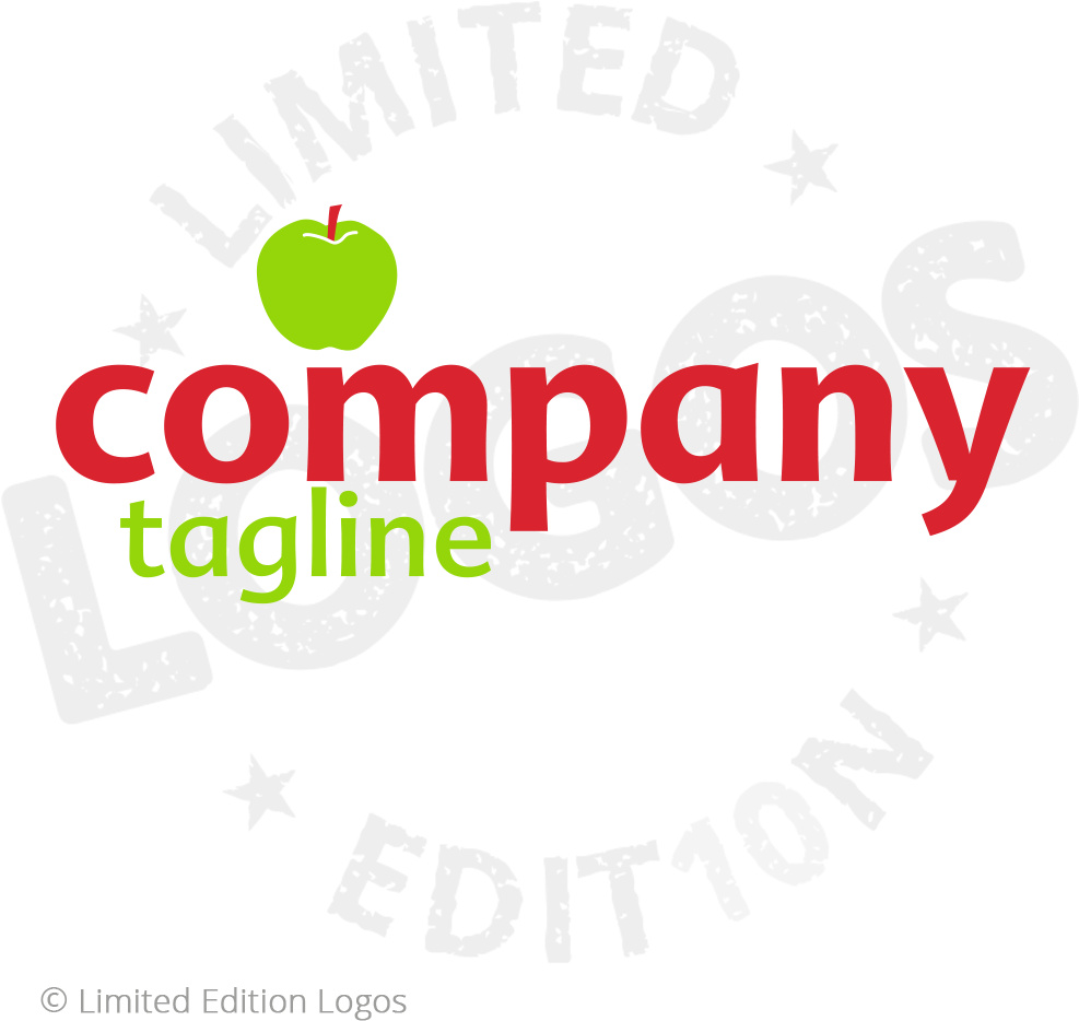 Green Apple Logo - Graphic Design (1000x1000), Png Download