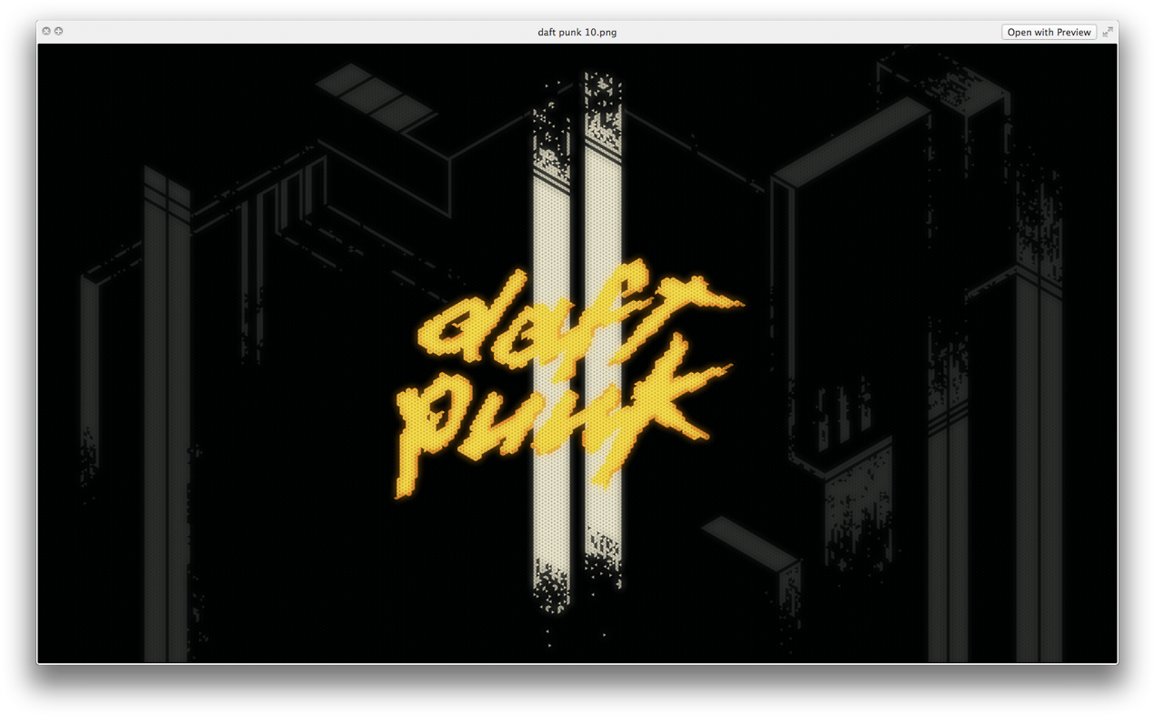 Progress On My Daft Punk Illustration - Graphic Design (1280x798), Png Download