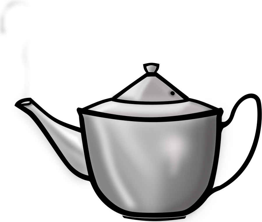 Tea Pot Png (900x762), Png Download