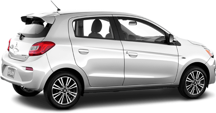 2019 Mitsubishi Mirage Starlight Silver Metallic - Land Rover Freelander 2010 (940x460), Png Download