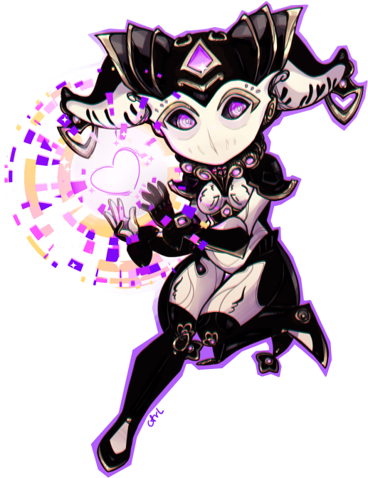 *hearteyes* So Here Goes My Third Weekly Mirage Prime - Cute Mirage Warframe (537x700), Png Download
