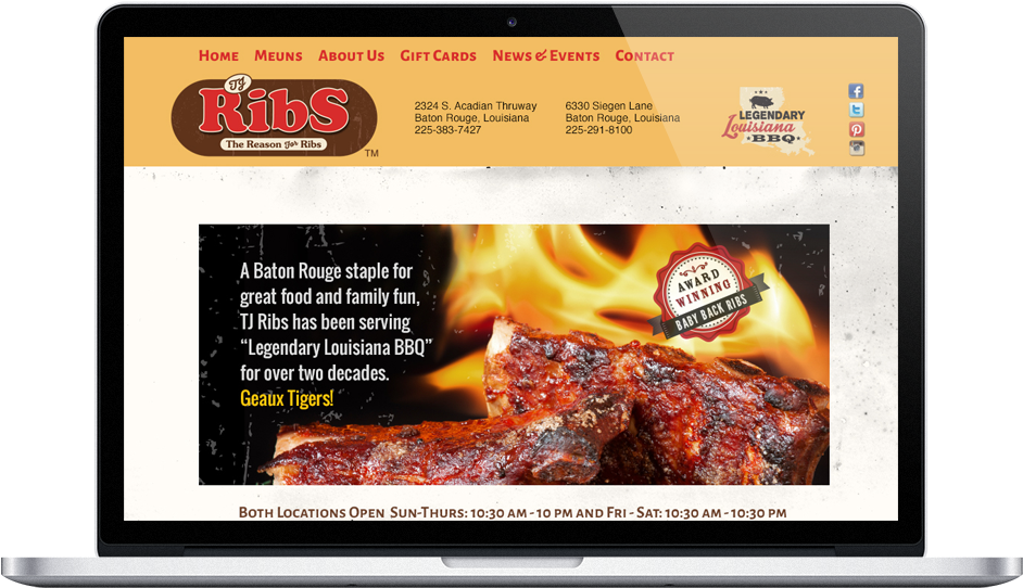 Tj Ribs 01 - Pork Ribs (941x575), Png Download