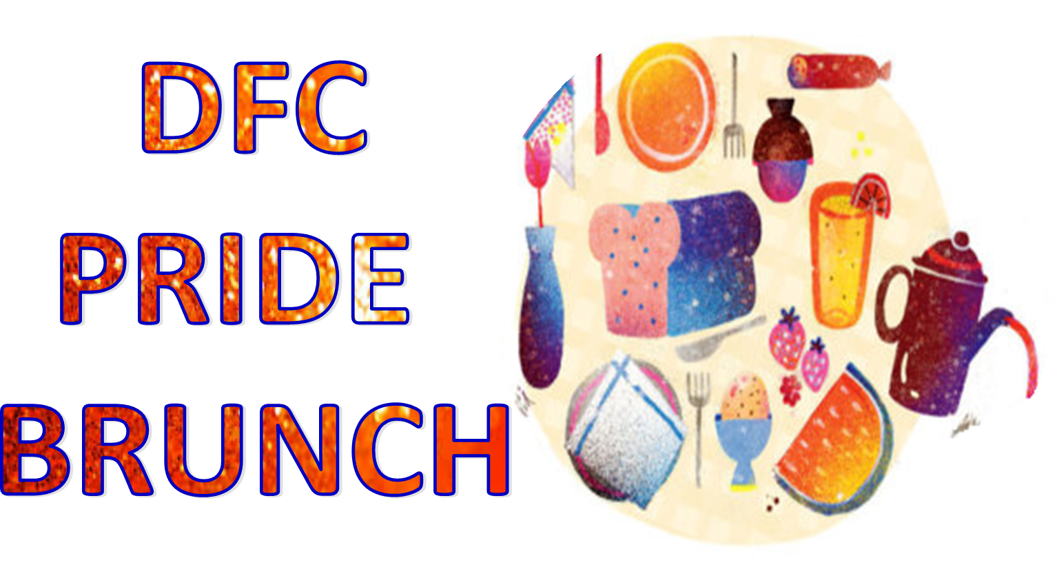 Dfcpride-brunch - Child Art (1534x826), Png Download