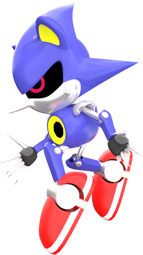 695 X 1079 4 - Sonic Mania Metal Sonic Png (695x1079), Png Download