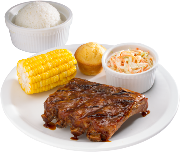 Rib Plate Solo B - Corn Kernels (600x517), Png Download