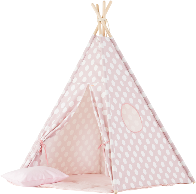 Large Dots Teepee Set - Palapines Vaikams (682x682), Png Download