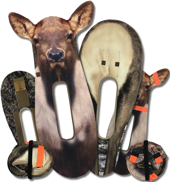 Elk Stalker Decoy (563x609), Png Download