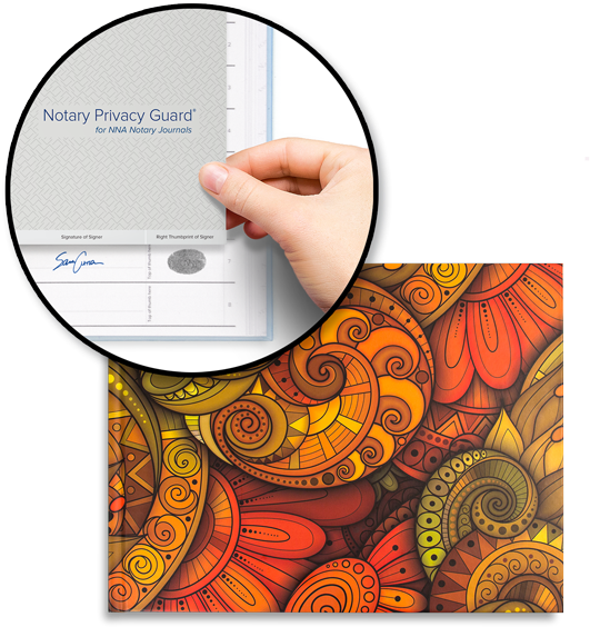 Deluxe Journal - Paisley Garden - National Notary Association (545x600), Png Download