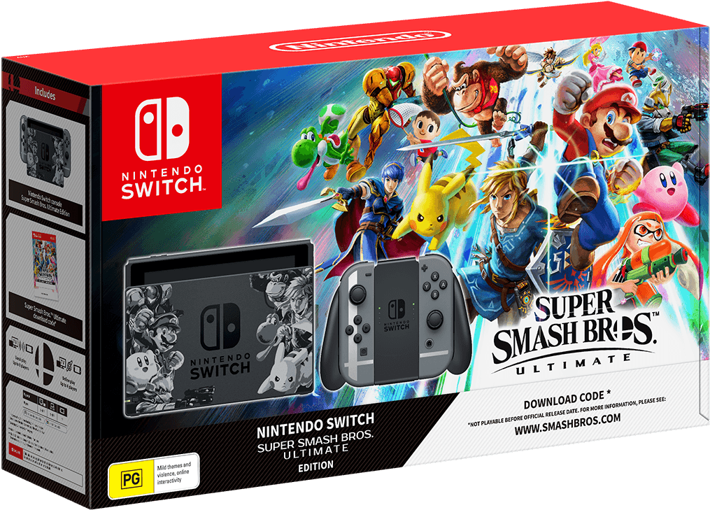 Previous - Nintendo Switch Super Smash Bros (1500x971), Png Download