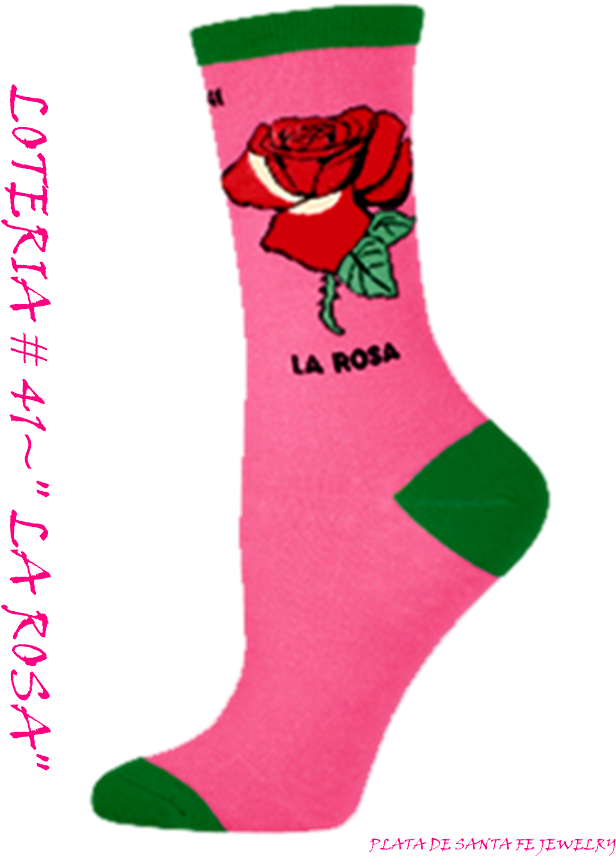 Rosa - Sock (750x893), Png Download