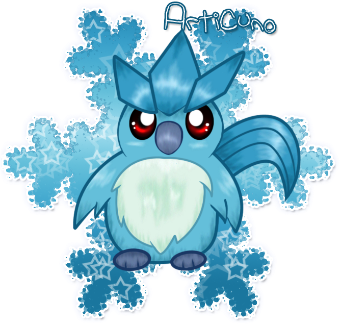 Pokemon Articuno Chibi (668x671), Png Download