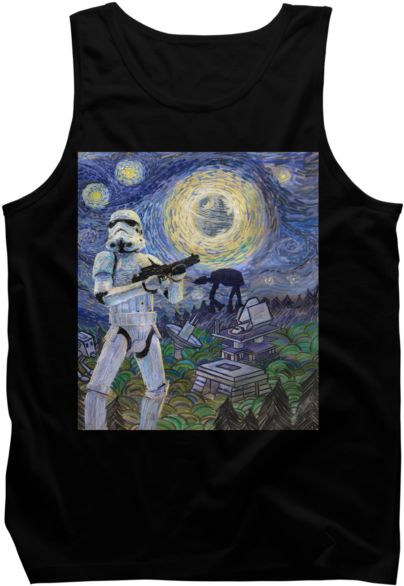 Stormtrooper Starry Night - Starry Night Stormtrooper (650x650), Png Download