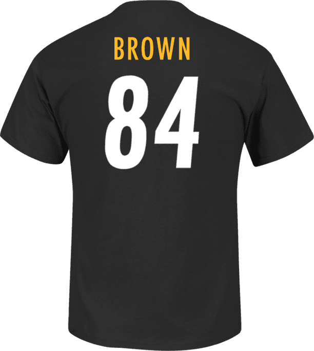 Men's Antonio Brown T-shirt - Peterson Shirt (612x683), Png Download