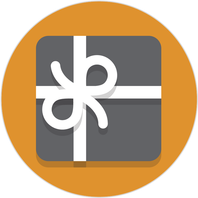 Donate » - Icoon Cadeautje (800x800), Png Download
