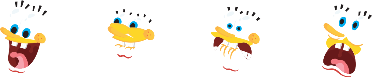 Recreating Such A Well-known Animated Character Meant - Spongebob Characters Flat Design (2560x720), Png Download