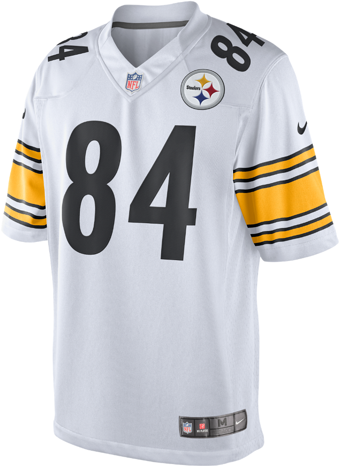 Nike Nfl Pittsburgh Steelers Men's Football Away Limited - Playera De Antonio Brown (1000x1000), Png Download