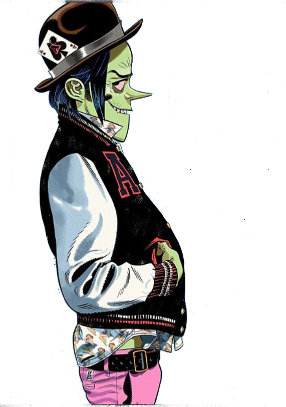 Ace Png - Ace Gorillaz Png (571x813), Png Download