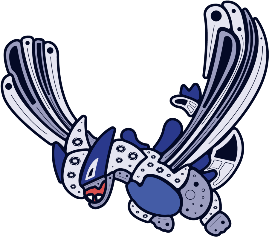 Lugia (1000x1294), Png Download