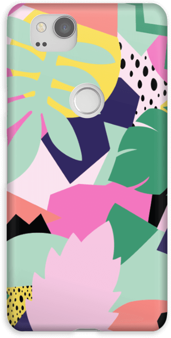 Colorful Jungle Case Pixel - Mobile Phone Case (484x800), Png Download