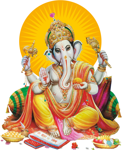 Pin By Lemon And Black On Go-go Ganesha - Ganesh Png (516x634), Png Download