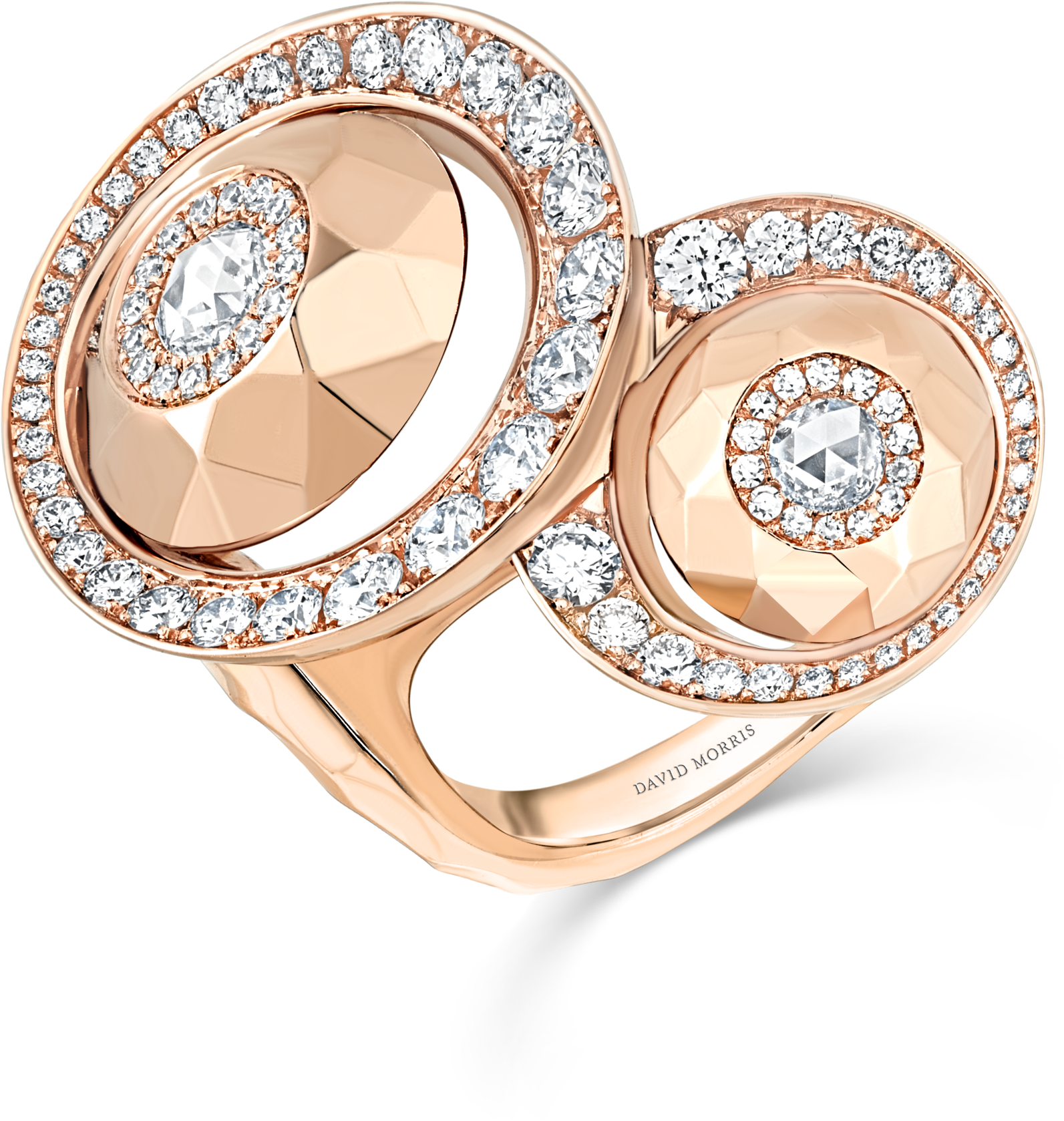 Rings 'rose Cut Forever' Between The Finger Ring Add - Diamond (4000x4000), Png Download