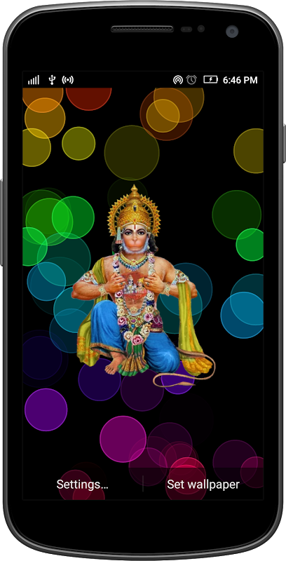 Hanuman Live Wallpaper - Hanuman (408x800), Png Download