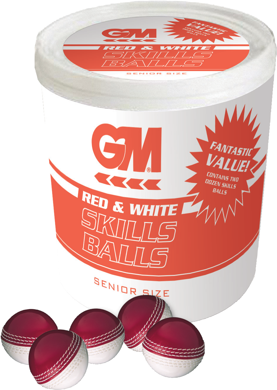 Gunn & Moore Skills Ball Bucket Of - Cricket Ball (1028x1405), Png Download