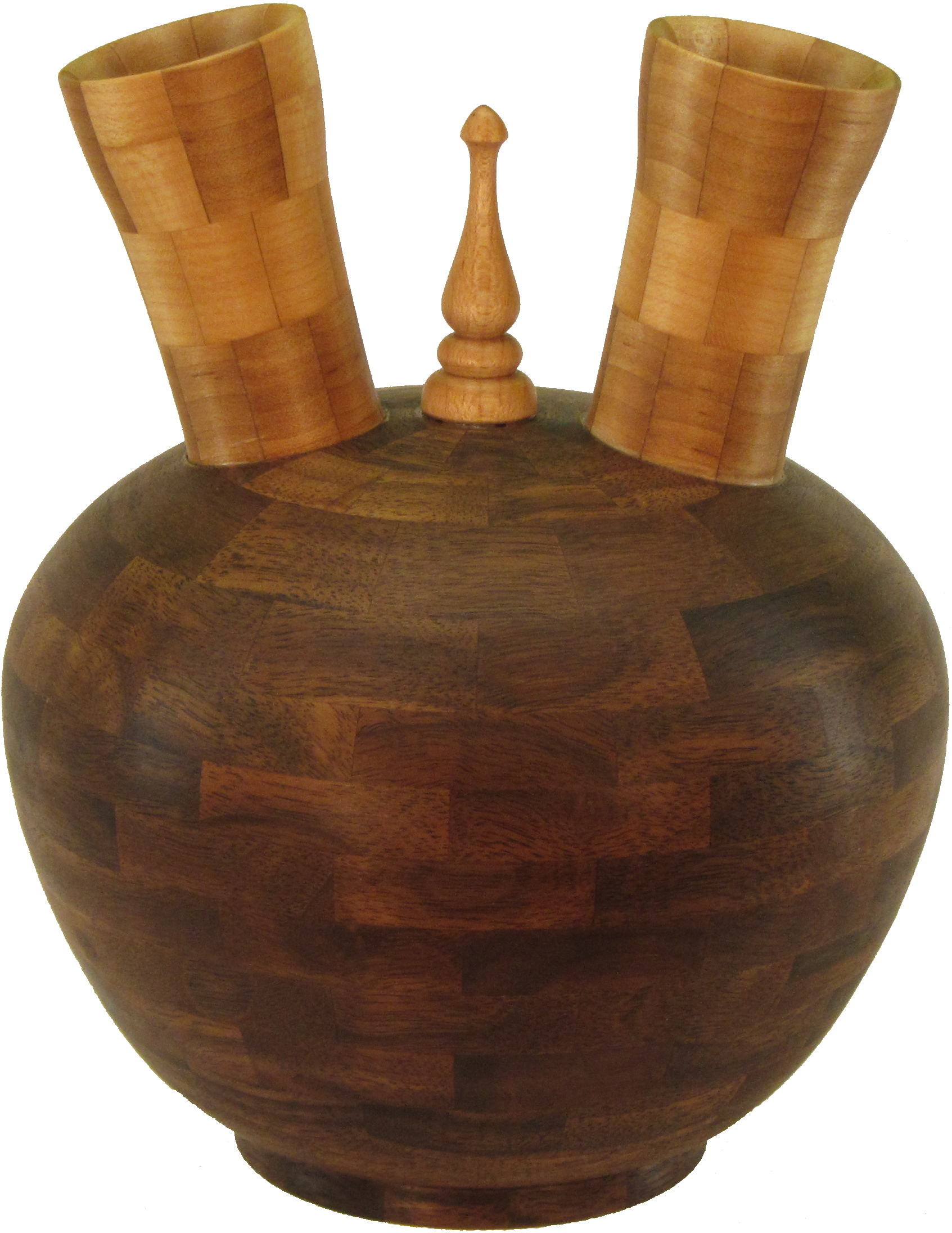 Walnut Pueblo Indian Wedding Vase - Earthenware (1693x2192), Png Download