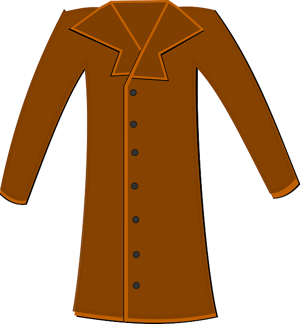 Cut The Coat According To The Cloth - Overcoat Clipart (593x640), Png Download