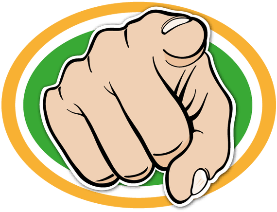 Mano Che Indica Png - Hey You Are Awesome (767x442), Png Download