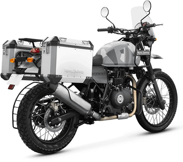Royal Enfield Himalayan Himalayan 002 - Royal Enfield Himalayan Sleet (600x594), Png Download