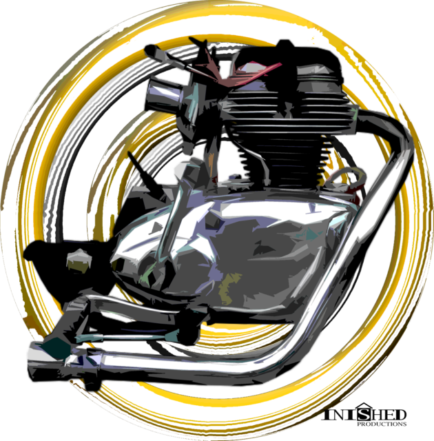 Royal Enfield Continental Gt Engine Motorcycle T Shirt - Car (630x640), Png Download
